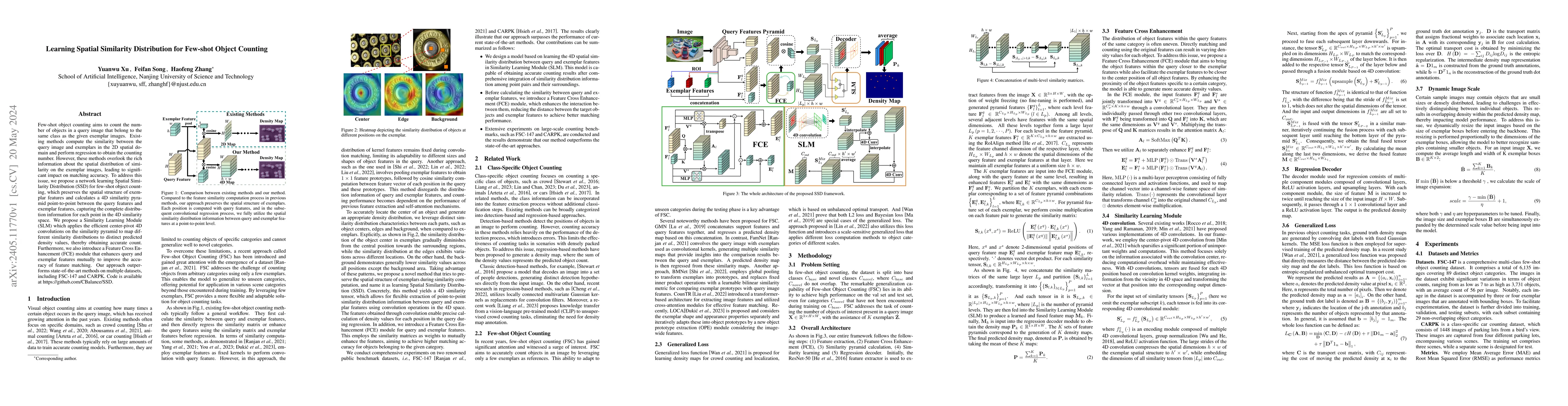 Thumbnail for Learning Spatial Similarity Distribution for Few-shot Object Counting