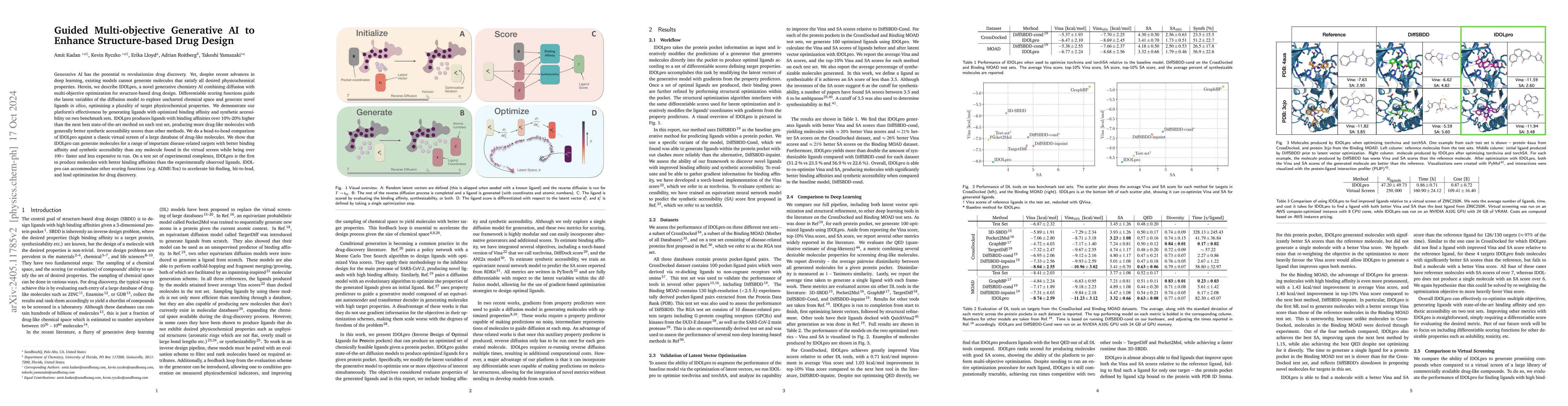 Thumbnail for Guided Multi-objective Generative AI to Enhance Structure-based Drug
  Design