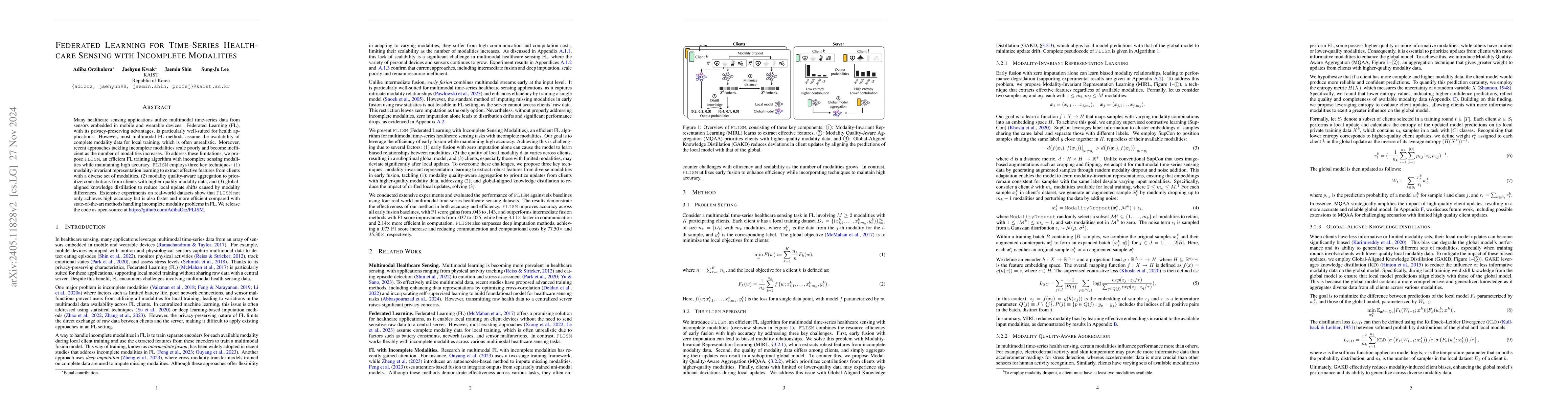 Thumbnail for Federated Learning with Incomplete Sensing Modalities