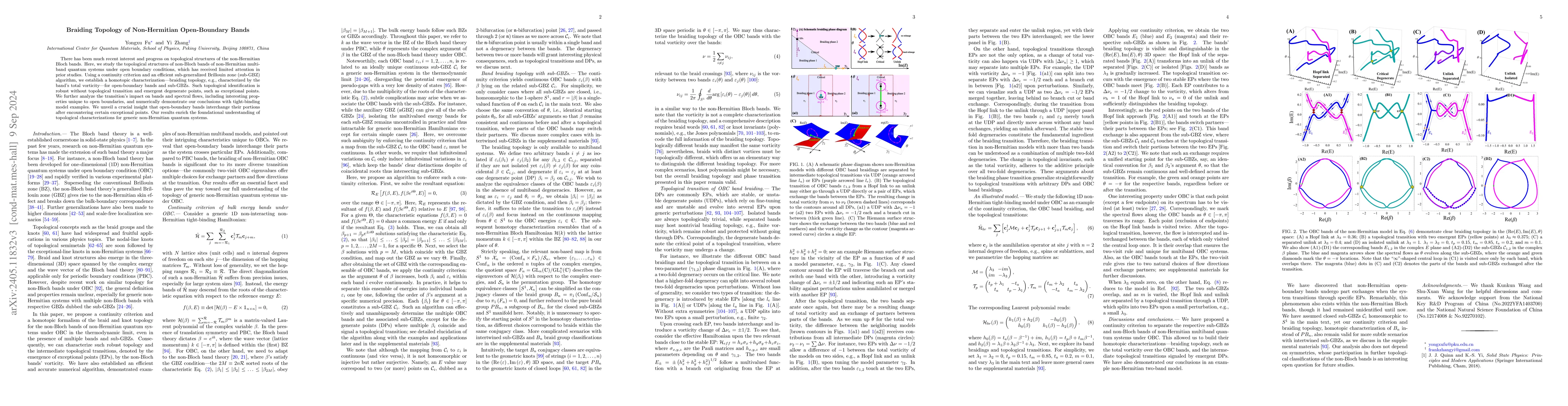 Thumbnail for Braiding Topology of Non-Hermitian Open-Boundary Bands