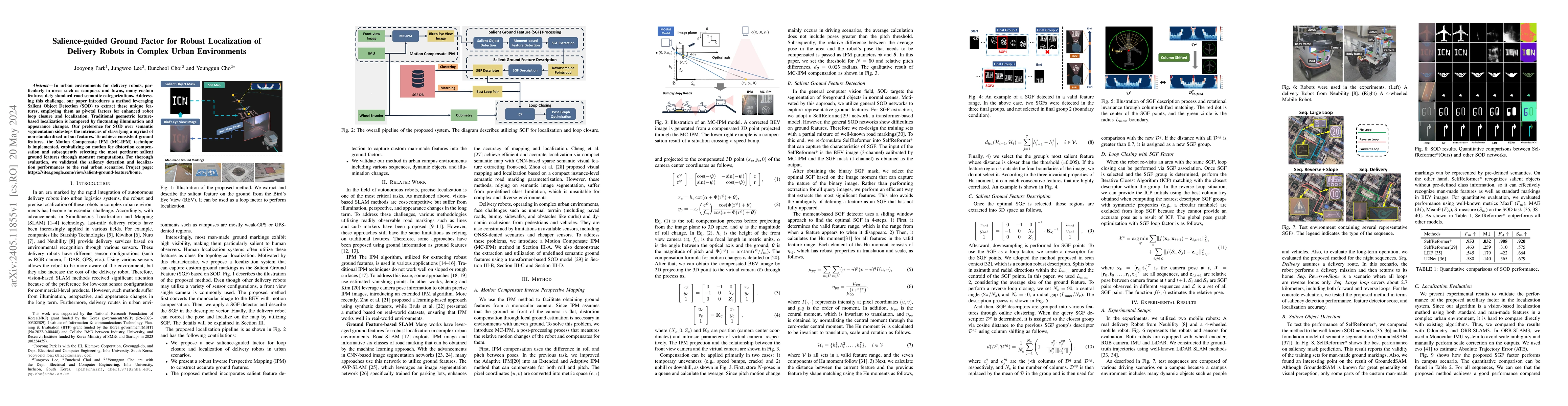 Thumbnail for Salience-guided Ground Factor for Robust Localization of Delivery Robots
  in Complex Urban Environments