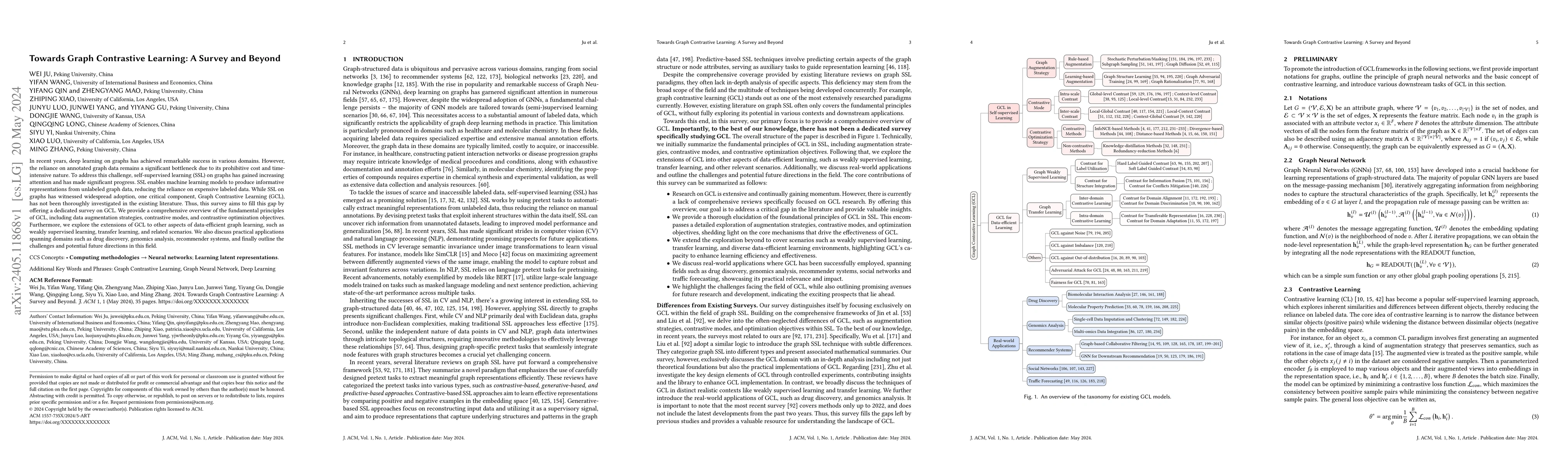 Thumbnail for Towards Graph Contrastive Learning: A Survey and Beyond
