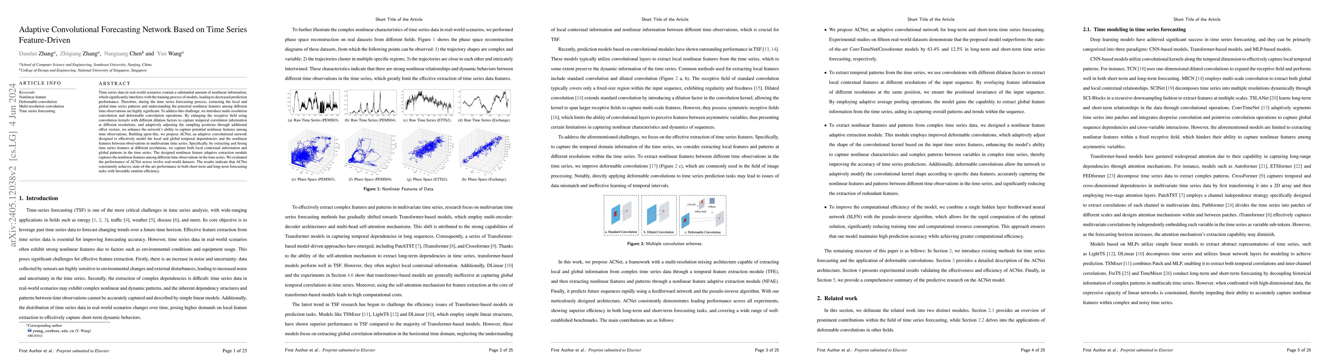 Thumbnail for Adaptive Convolutional Forecasting Network Based on Time Series
  Feature-Driven