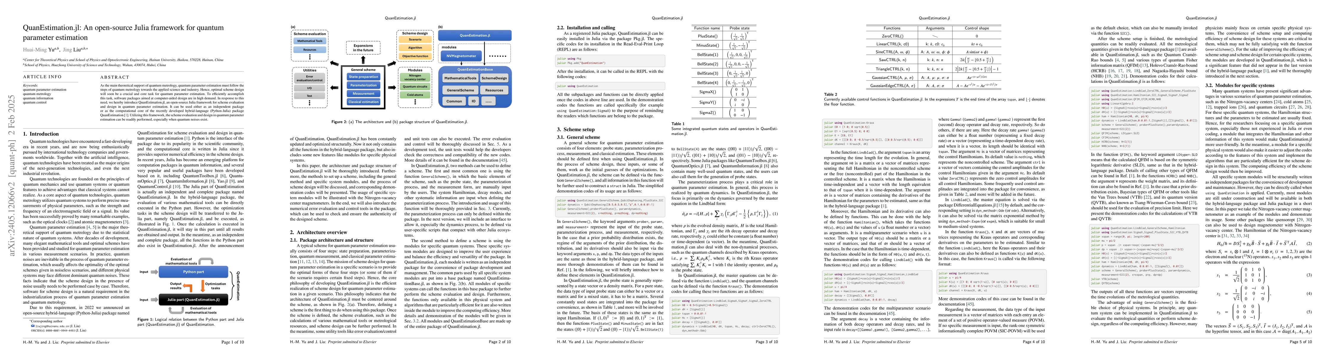 Thumbnail for QuanEstimation.jl: An open-source Julia framework for quantum parameter
  estimation