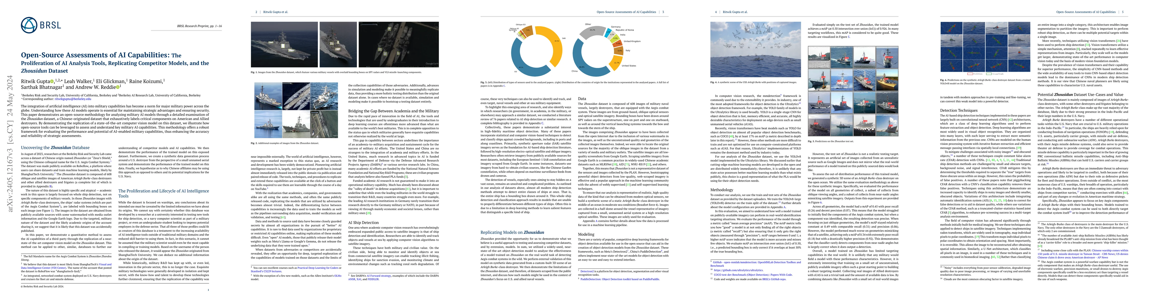 Thumbnail for Open-Source Assessments of AI Capabilities: The Proliferation of AI
  Analysis Tools, Replicating Competitor Models, and the Zhousidun Dataset