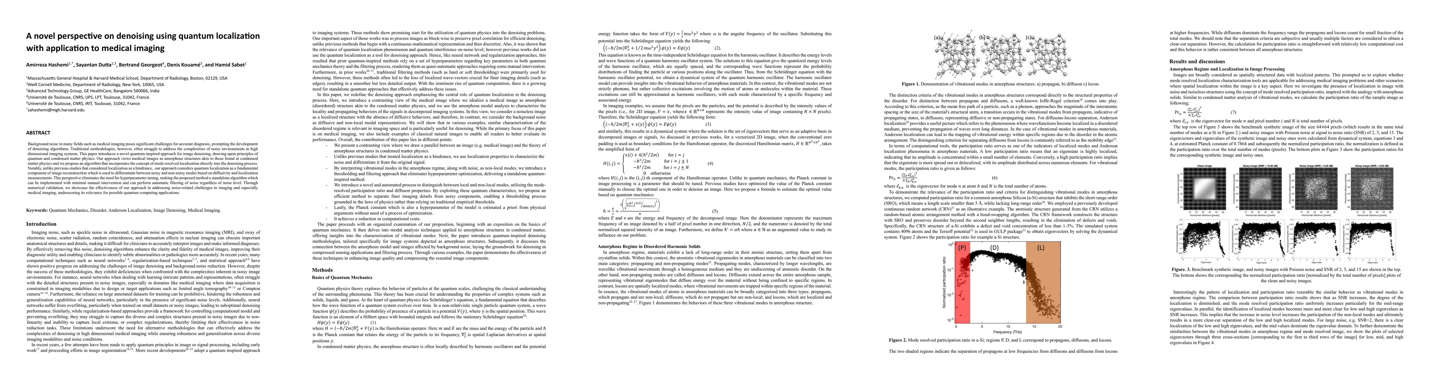 Thumbnail for Quantum inspired approach for denoising with application to medical
  imaging