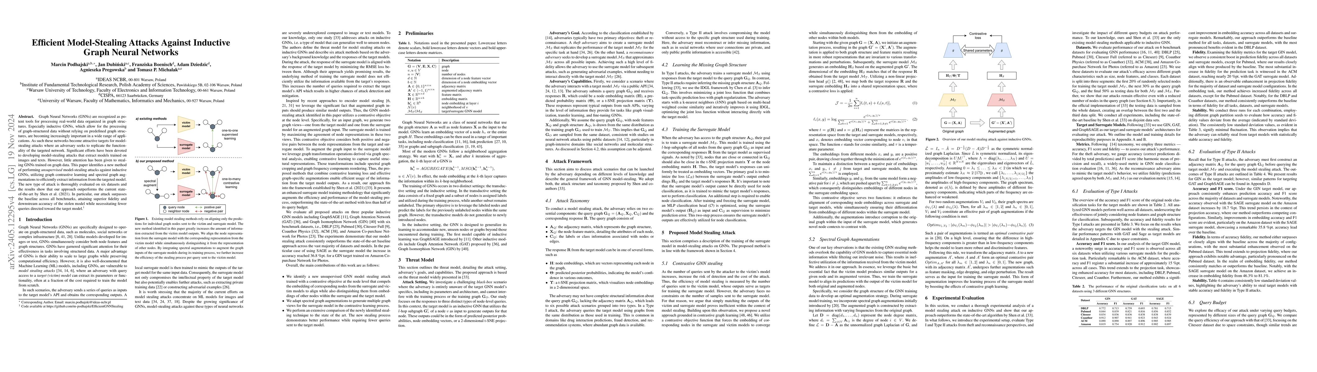 Thumbnail for Efficient Model-Stealing Attacks Against Inductive Graph Neural Networks