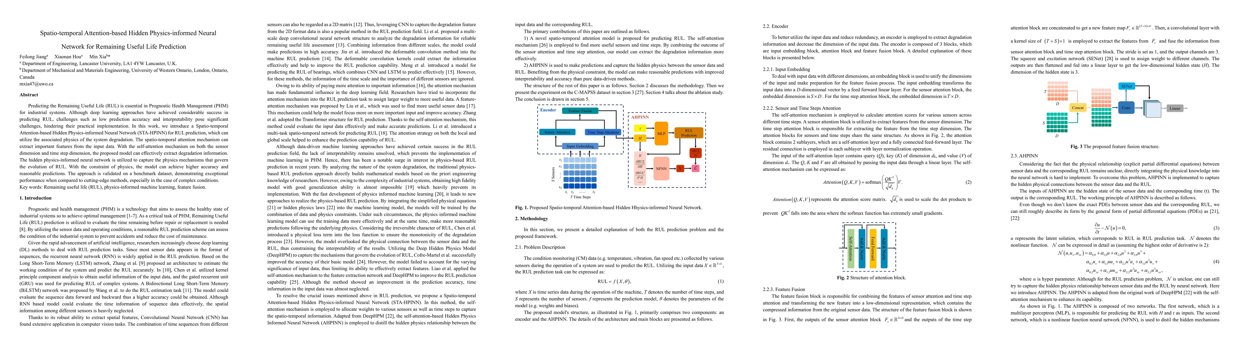 Thumbnail for Spatio-temporal Attention-based Hidden Physics-informed Neural Network
  for Remaining Useful Life Prediction