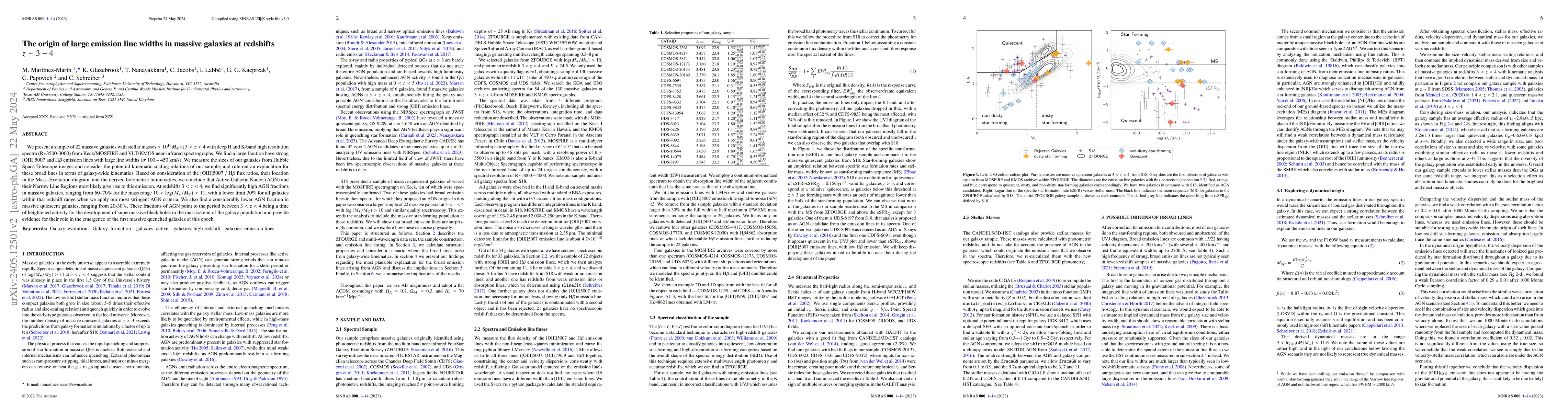 Thumbnail for The origin of large emission line widths in massive galaxies at
  redshifts $z\sim 3-4$