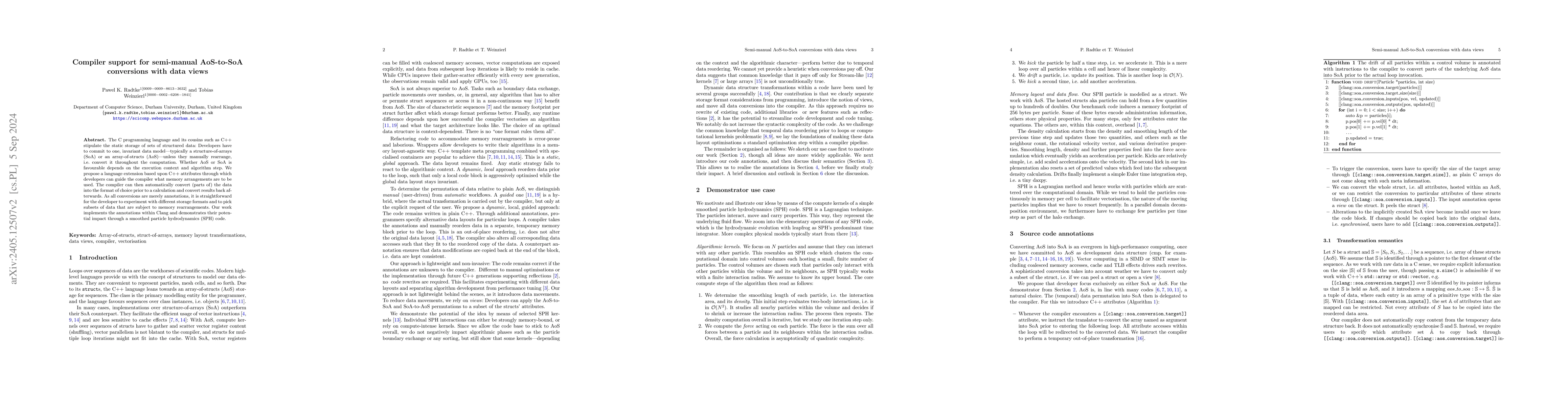 Thumbnail for Compiler support for semi-manual AoS-to-SoA conversions with data views