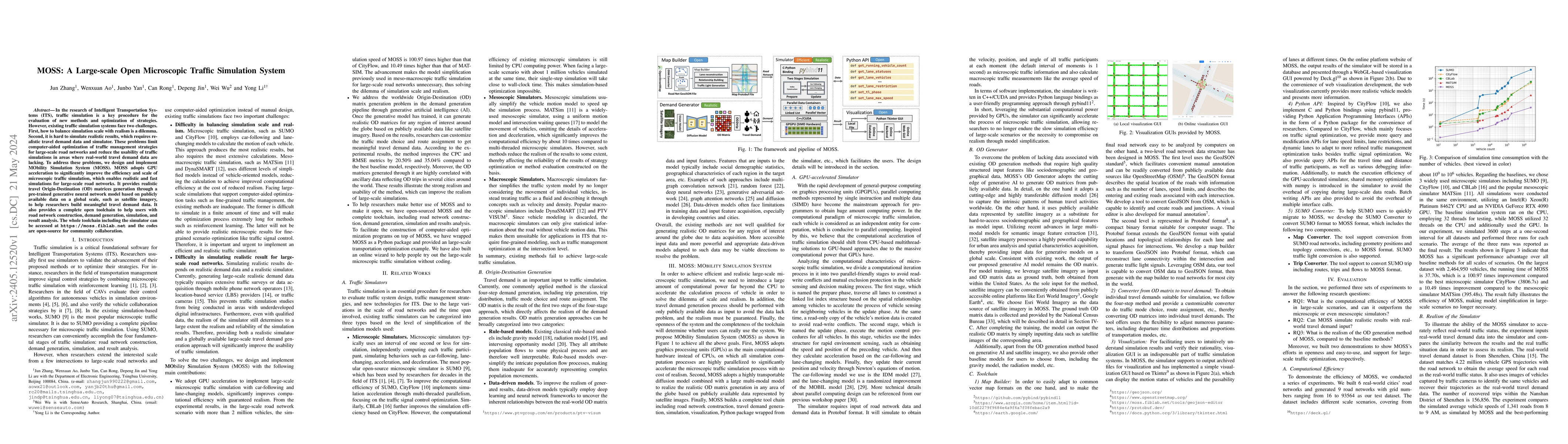 Thumbnail for MOSS: A Large-scale Open Microscopic Traffic Simulation System