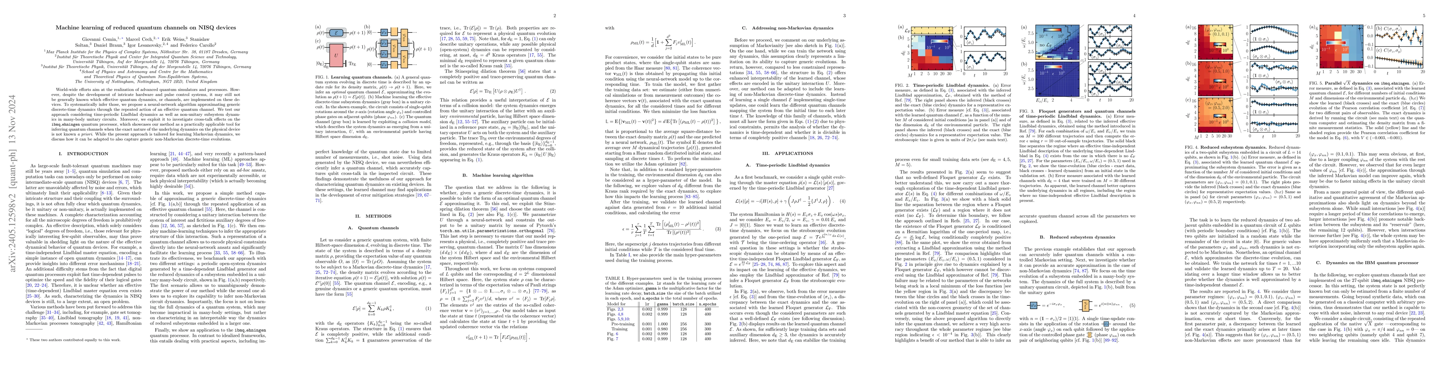 Thumbnail for Machine learning of quantum channels on NISQ devices