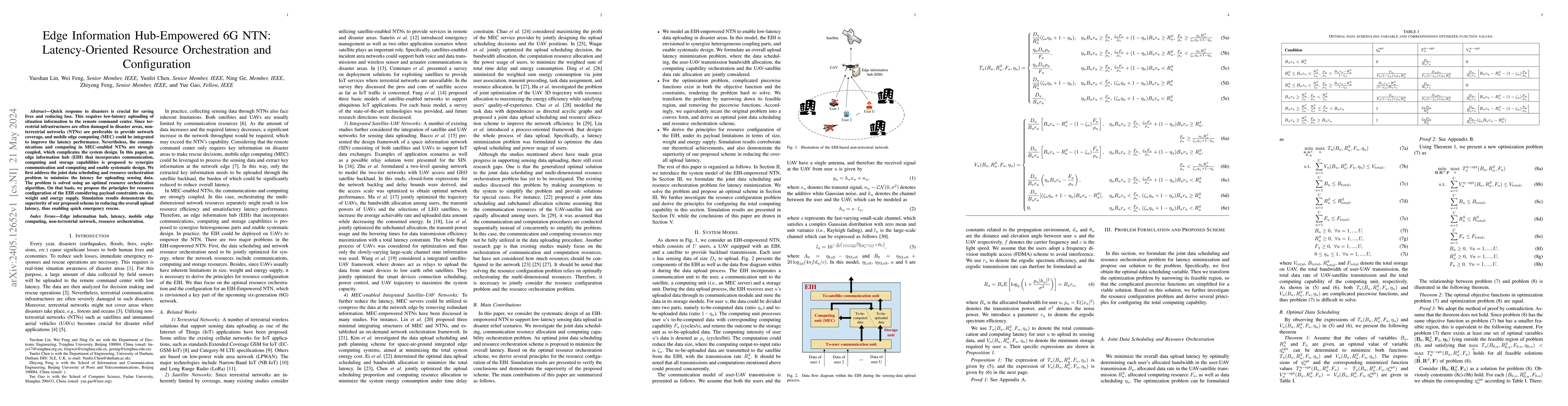 Thumbnail for Edge Information Hub-Empowered 6G NTN: Latency-Oriented Resource
  Orchestration and Configuration