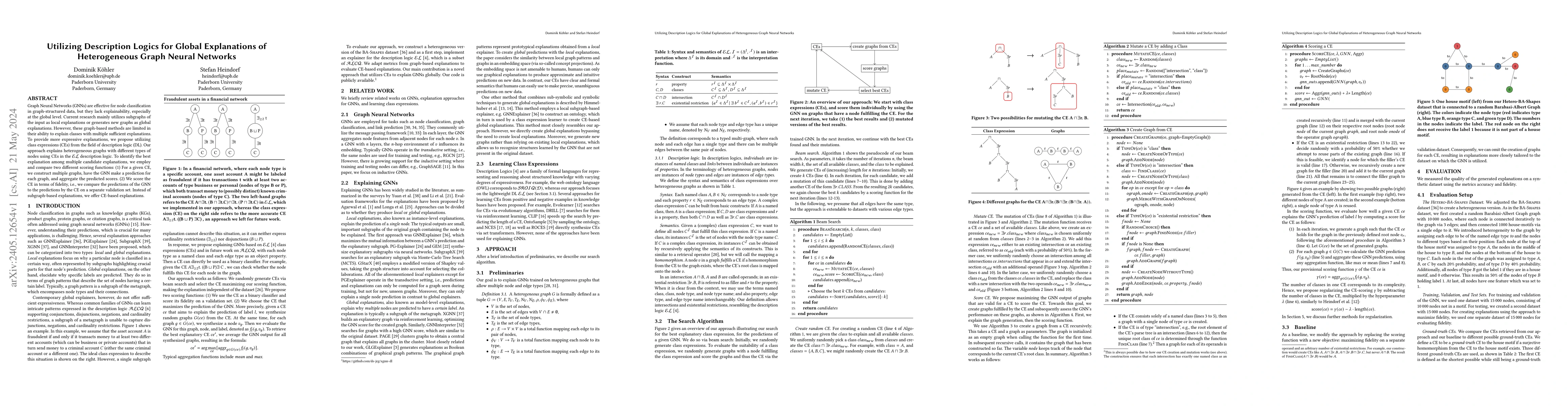 Thumbnail for Utilizing Description Logics for Global Explanations of Heterogeneous
  Graph Neural Networks