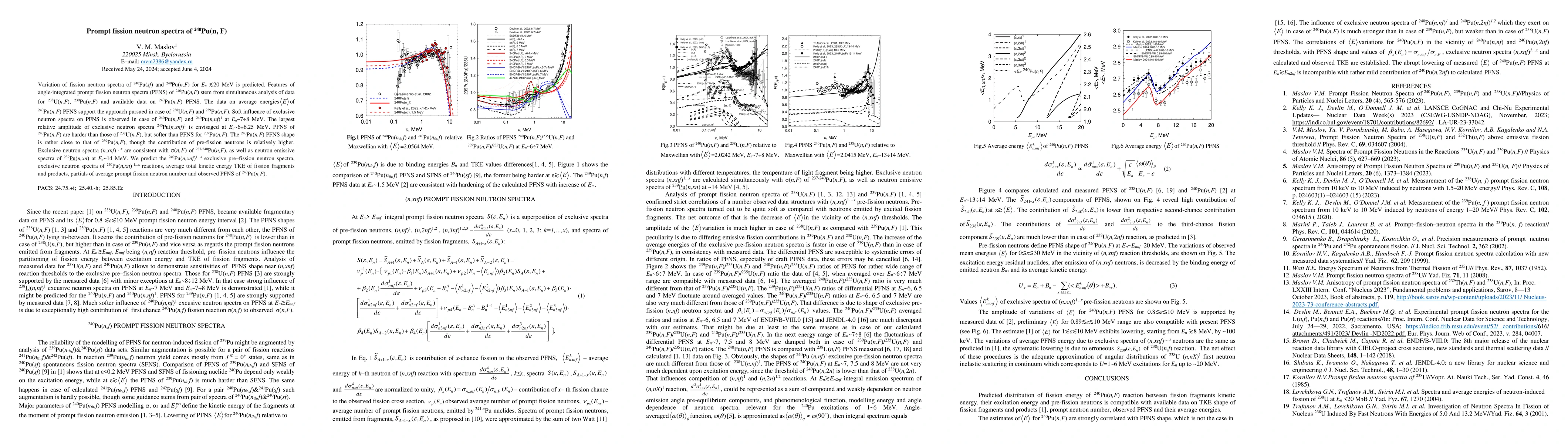 Thumbnail for Prompt fission neutron spectra of 240Pu(n, F)