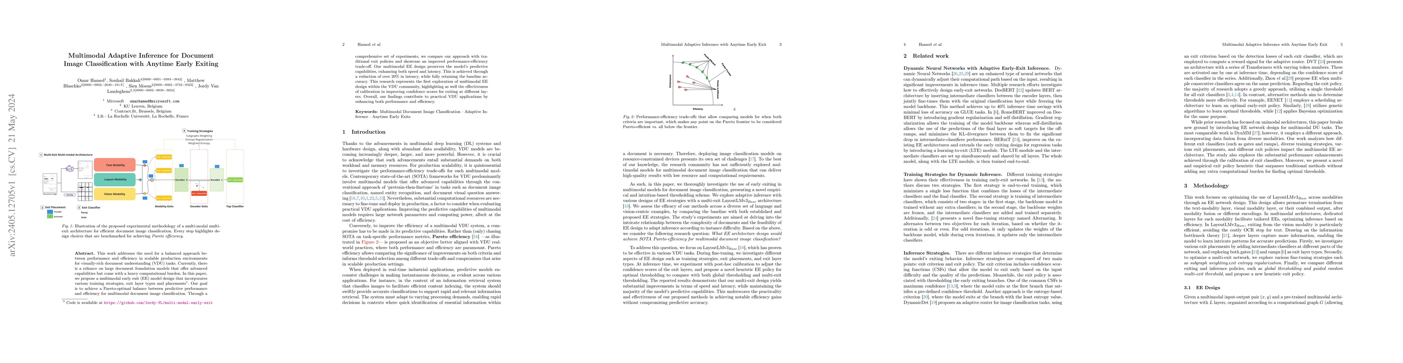 Thumbnail for Multimodal Adaptive Inference for Document Image Classification with
  Anytime Early Exiting