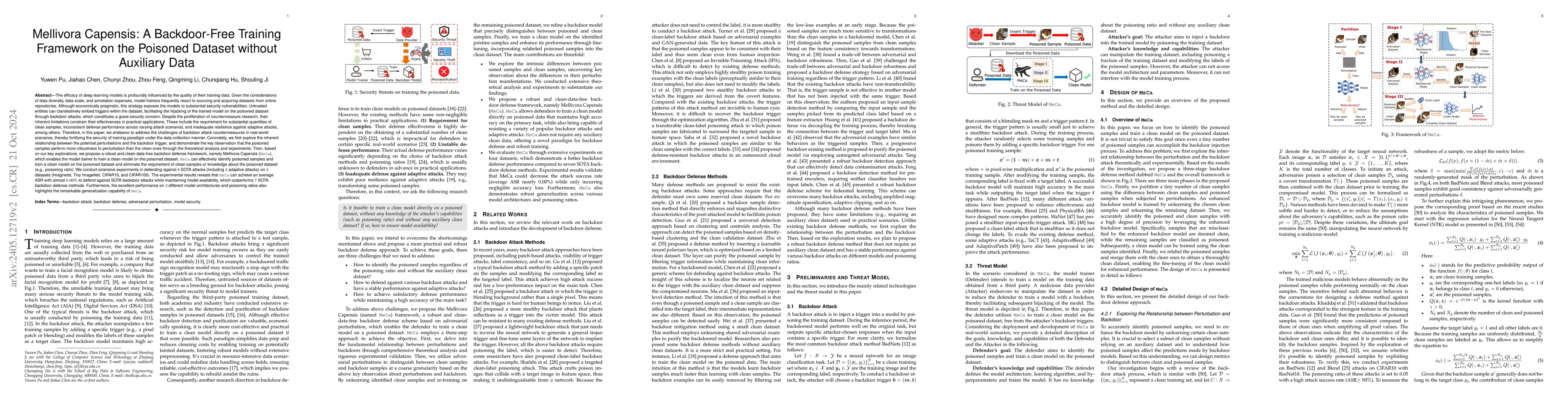 Thumbnail for How to Train a Backdoor-Robust Model on a Poisoned Dataset without
  Auxiliary Data?