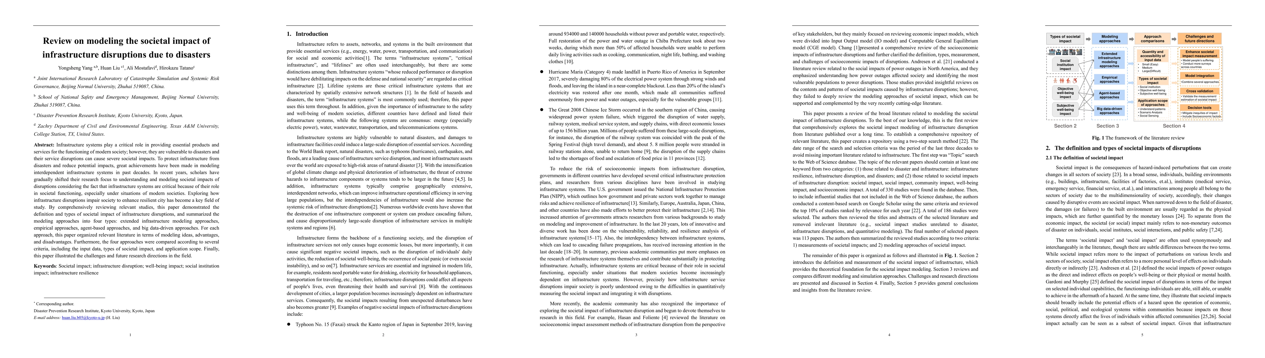 Thumbnail for Review on modeling the societal impact of infrastructure disruptions due
  to disasters