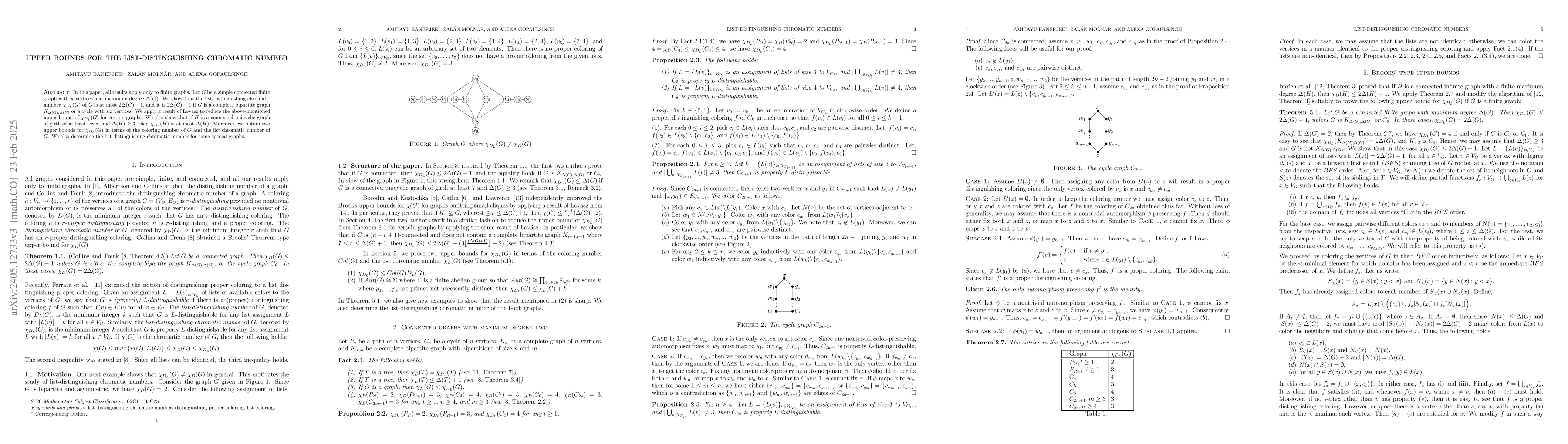 Thumbnail for Upper bounds for the list-distinguishing chromatic number