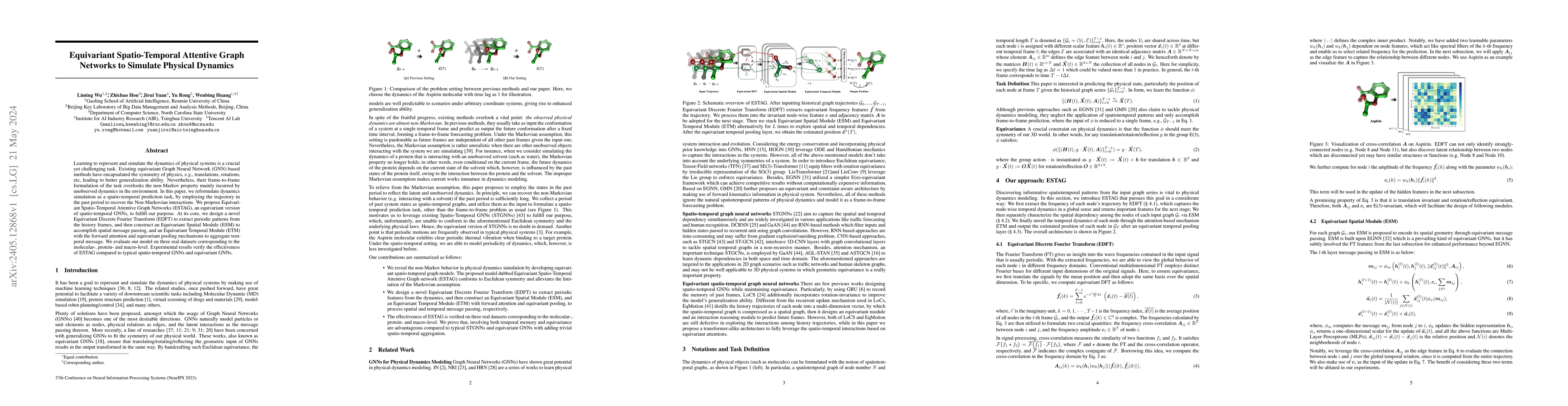 Thumbnail for Equivariant Spatio-Temporal Attentive Graph Networks to Simulate
  Physical Dynamics