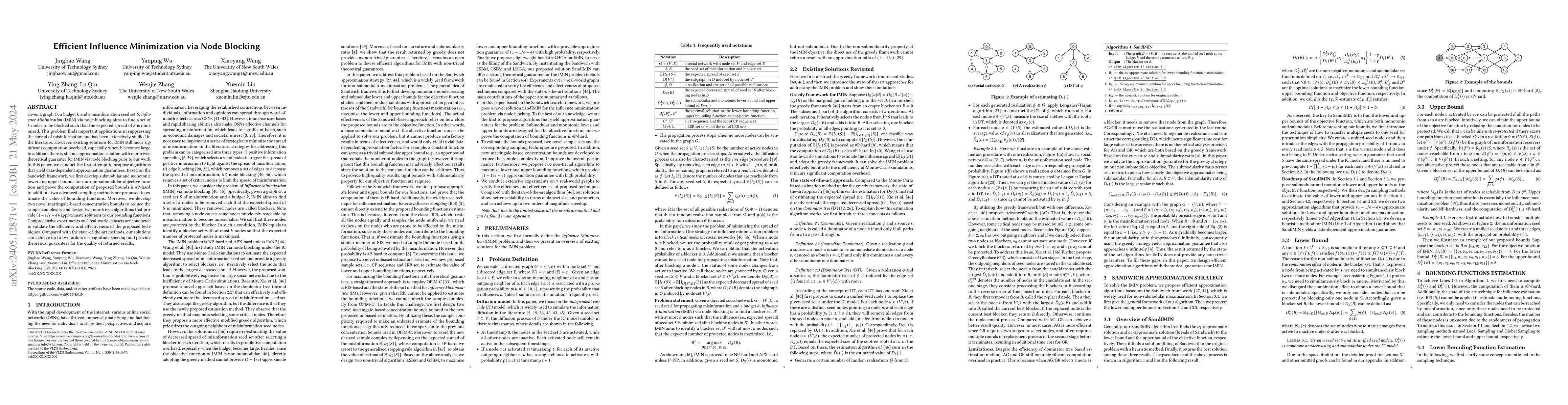 Thumbnail for Efficient Influence Minimization via Node Blocking