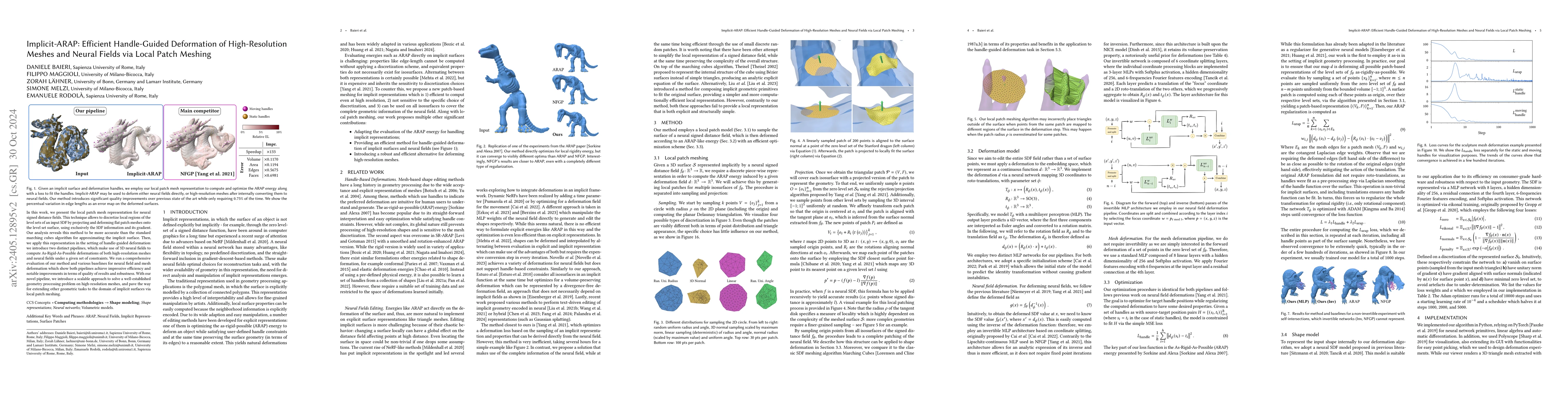 Thumbnail for Implicit-ARAP: Efficient Handle-Guided Deformation of High-Resolution
  Meshes and Neural Fields via Local Patch Meshing