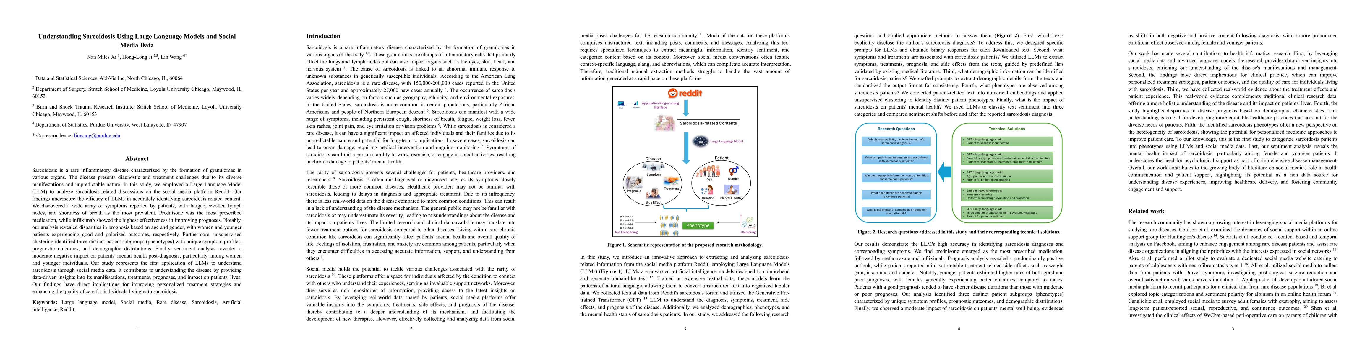 Thumbnail for Understanding the Rare Inflammatory Disease Using Large Language Models
  and Social Media Data