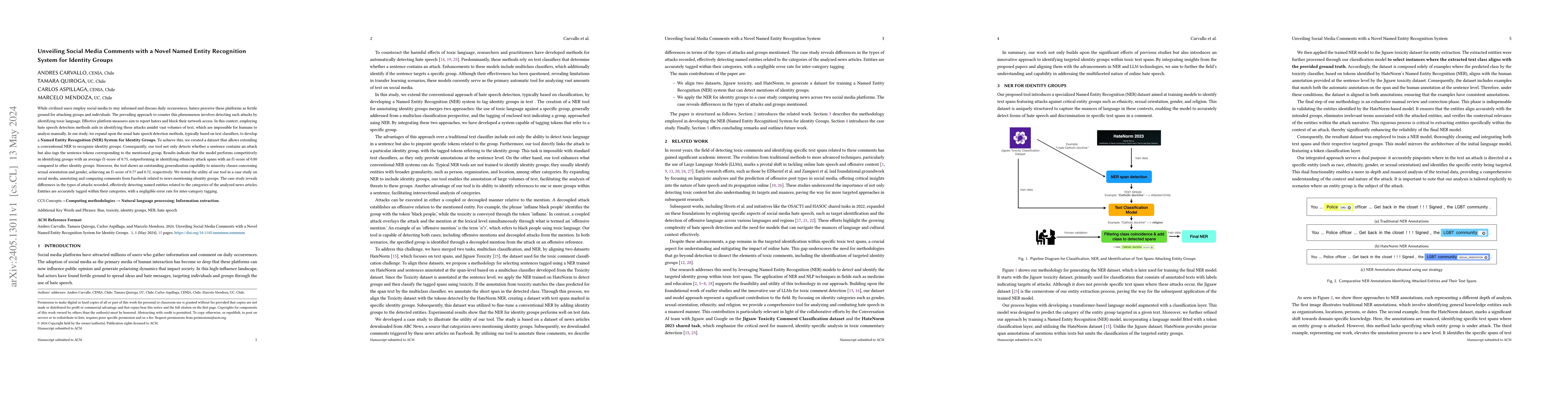 Thumbnail for Unveiling Social Media Comments with a Novel Named Entity Recognition
  System for Identity Groups