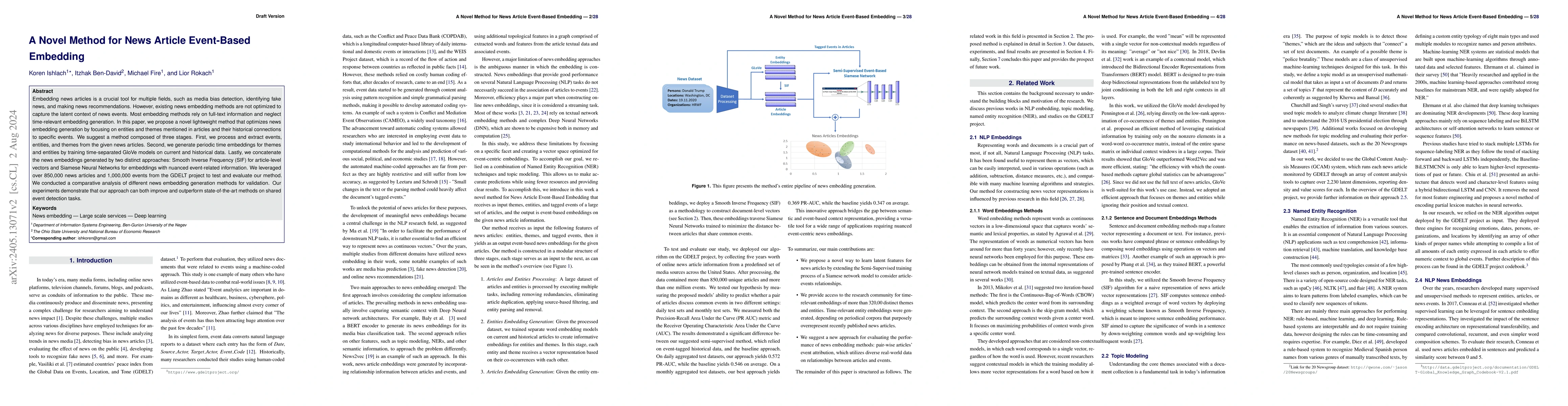 Thumbnail for A Novel Method for News Article Event-Based Embedding