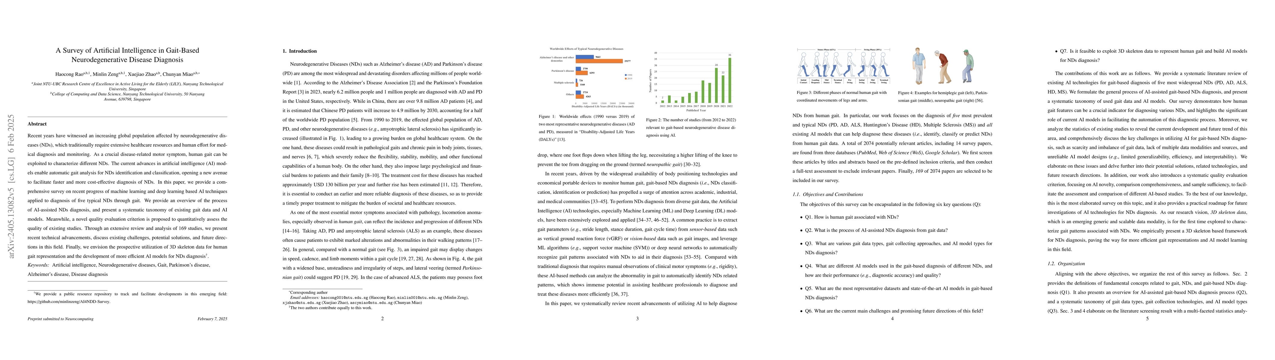 Thumbnail for A Survey of Artificial Intelligence in Gait-Based Neurodegenerative
  Disease Diagnosis