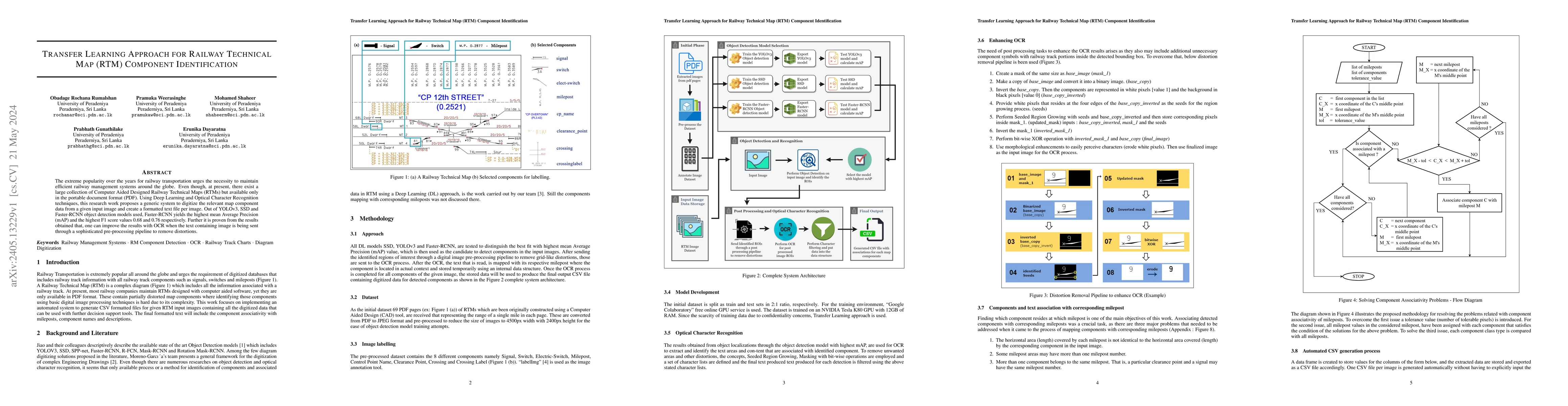 Thumbnail for Transfer Learning Approach for Railway Technical Map (RTM) Component
  Identification