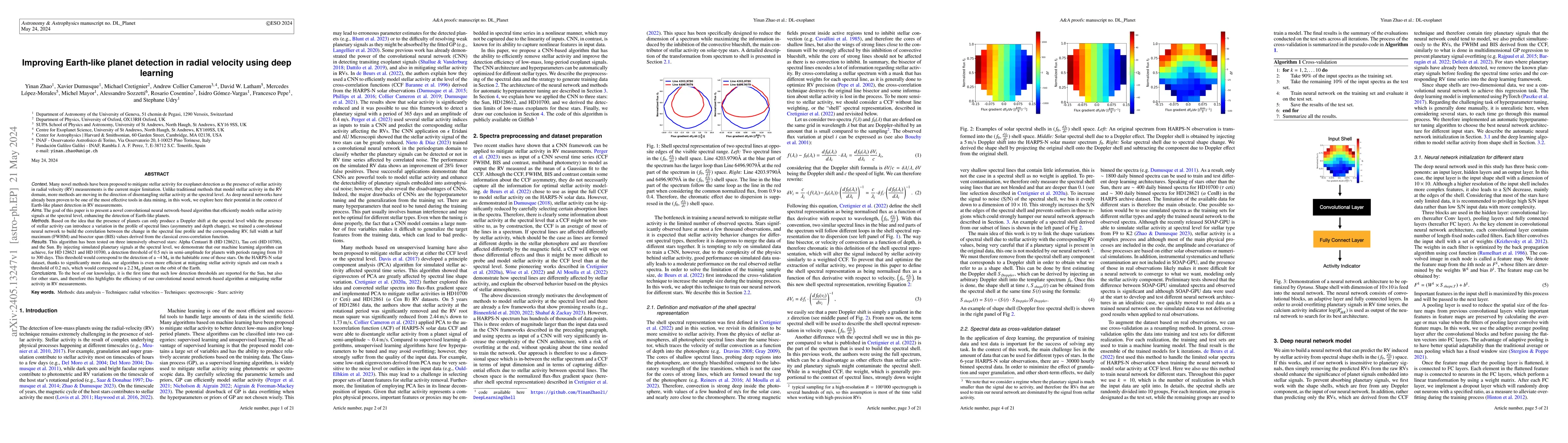 Thumbnail for Improving Earth-like planet detection in radial velocity using deep
  learning