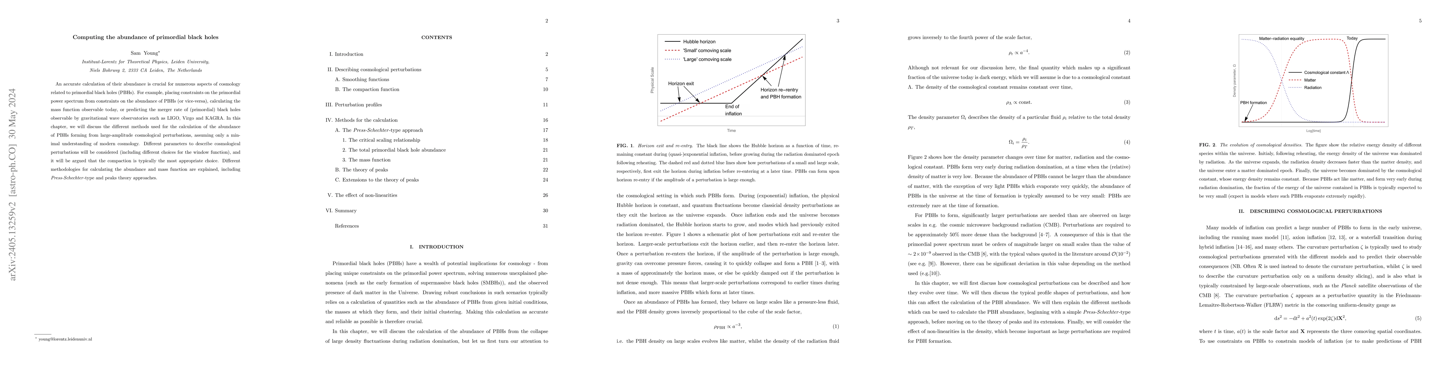 Thumbnail for Computing the abundance of primordial black holes