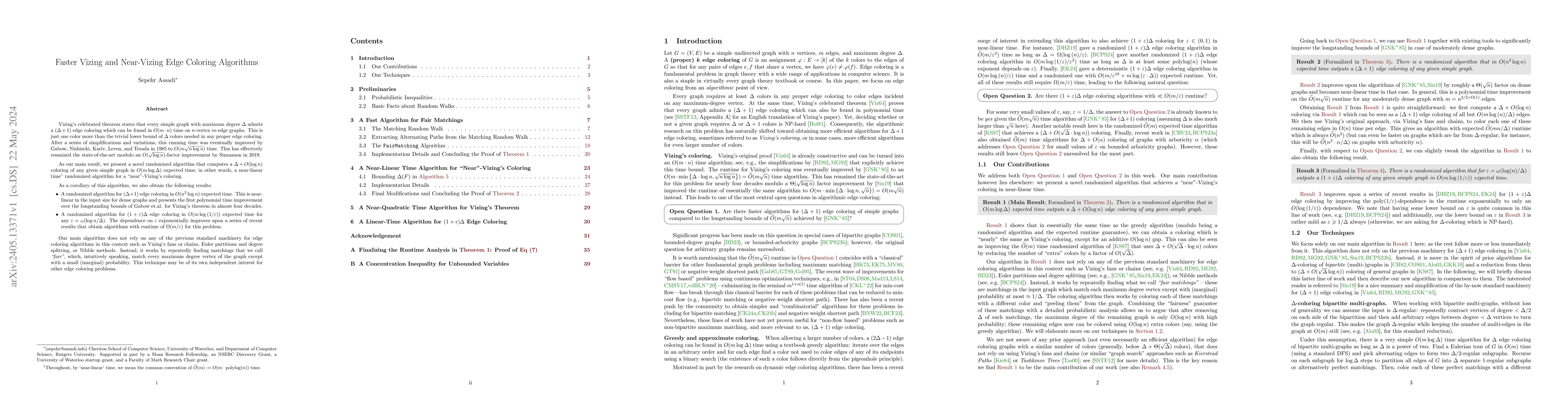 Thumbnail for Faster Vizing and Near-Vizing Edge Coloring Algorithms
