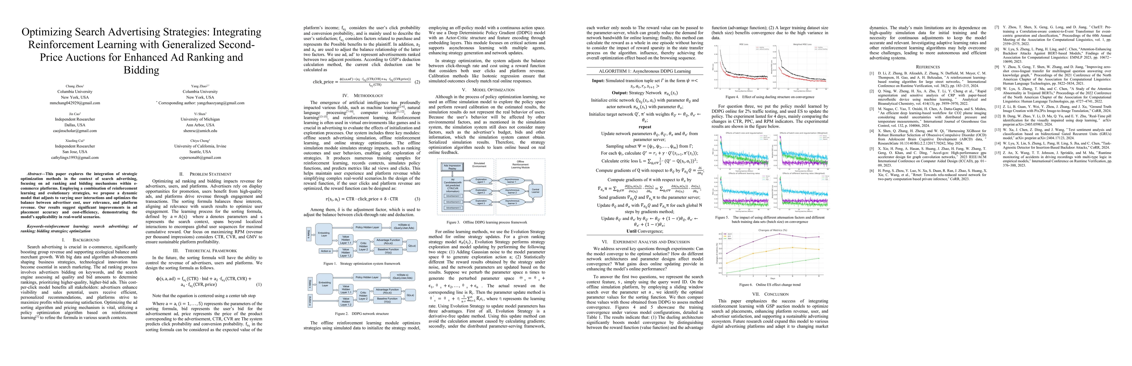 Thumbnail for Optimizing Search Advertising Strategies: Integrating Reinforcement
  Learning with Generalized Second-Price Auctions for Enhanced Ad Ranking and
  Bidding