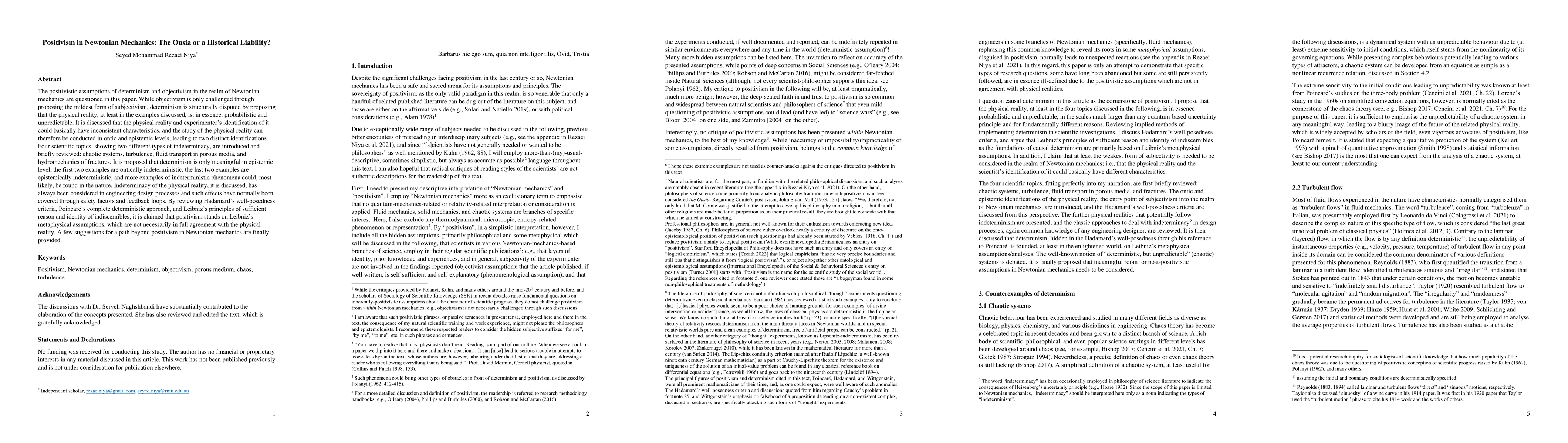 Thumbnail for Positivism in Newtonian Mechanics: The Ousia or a Historical Liability?