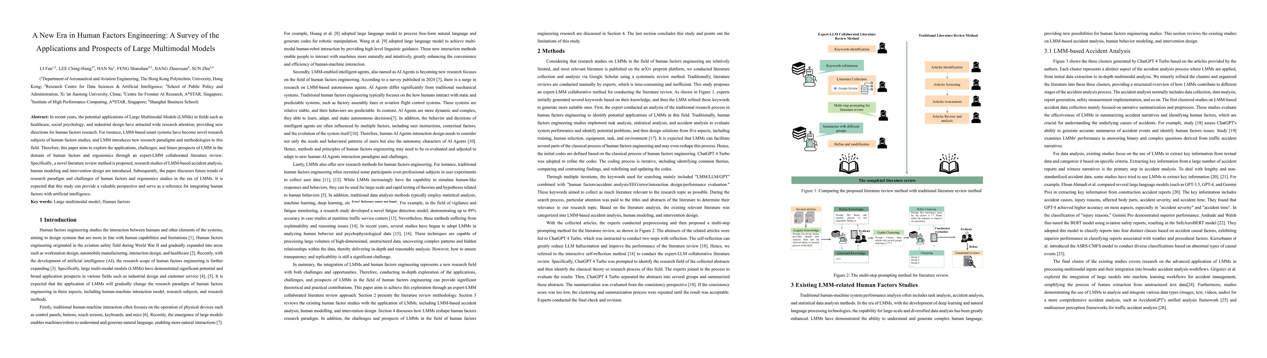 Thumbnail for A New Era in Human Factors Engineering: A Survey of the Applications and
  Prospects of Large Multimodal Models
