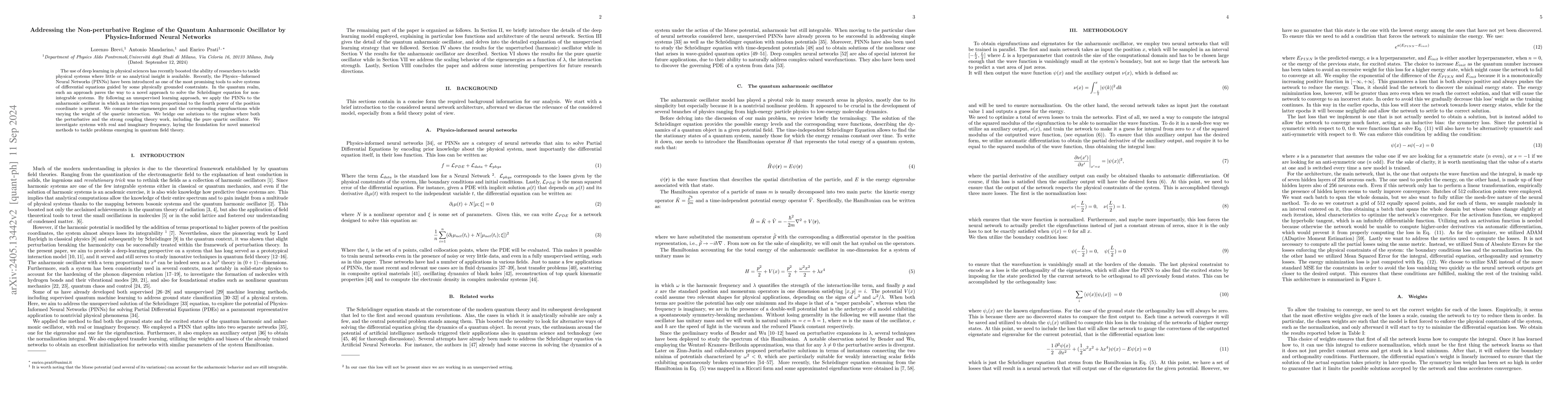 Thumbnail for Addressing the Non-perturbative Regime of the Quantum Anharmonic
  Oscillator by Physics-Informed Neural Networks