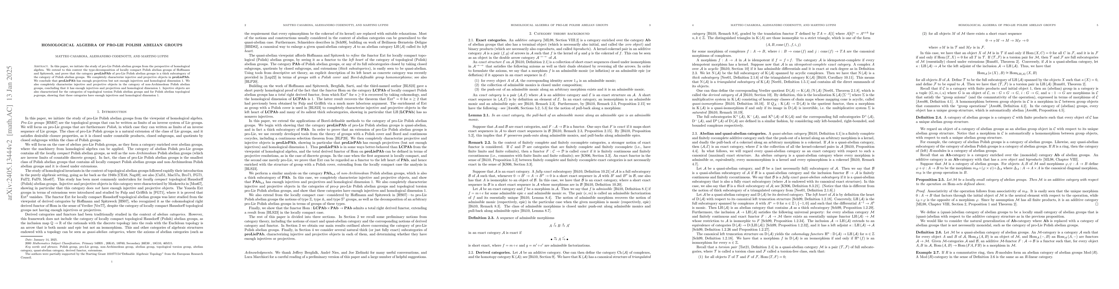 Thumbnail for Homological algebra of pro-Lie Polish abelian groups