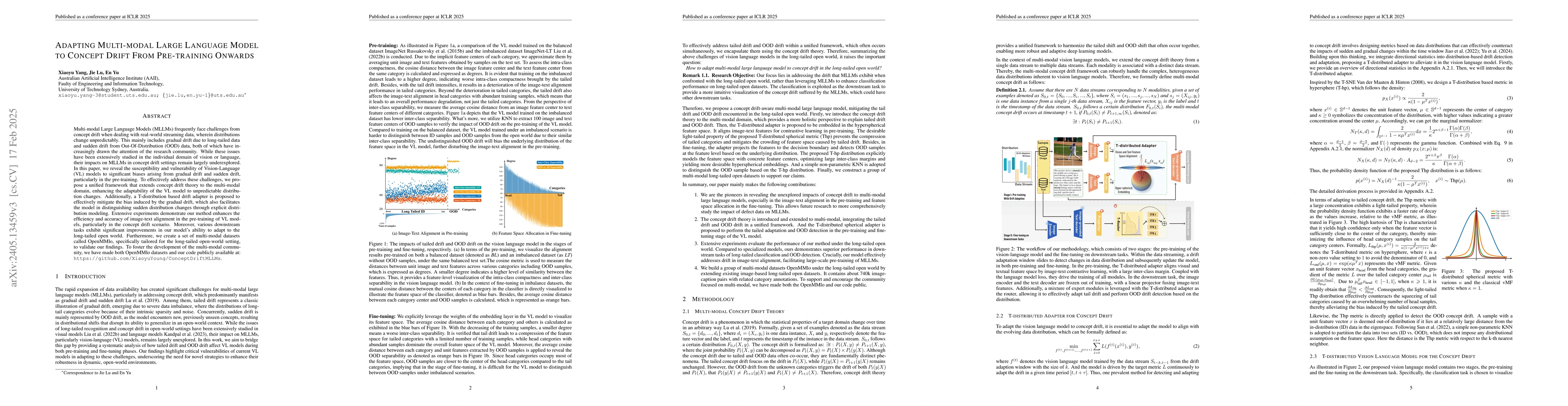 Thumbnail for Adapting Multi-modal Large Language Model to Concept Drift in the
  Long-tailed Open World