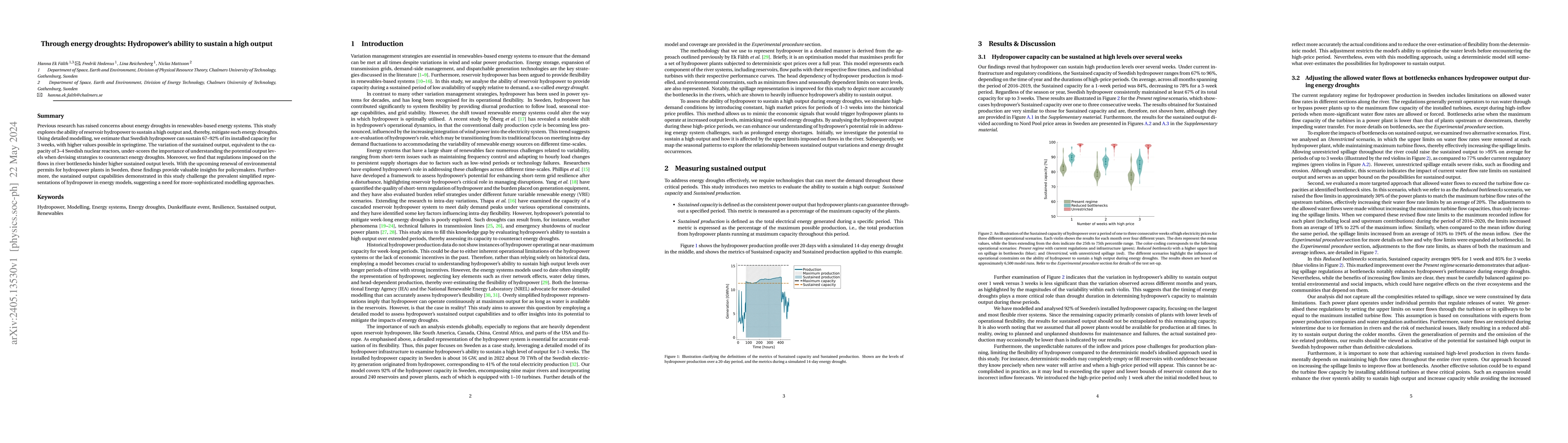 Thumbnail for Through energy droughts: hydropower's ability to sustain a high output