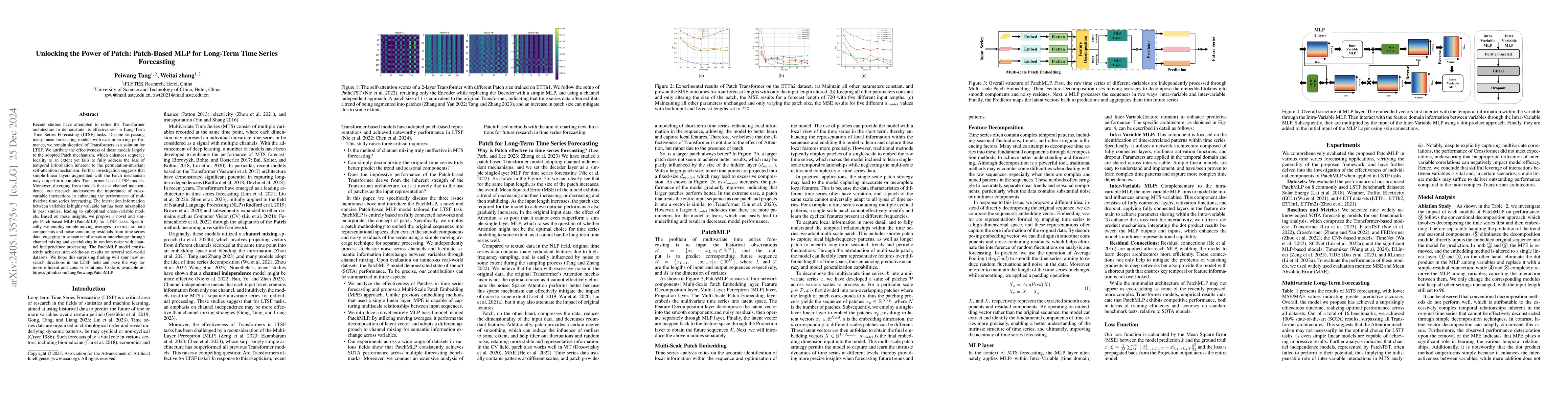 Thumbnail for PDMLP: Patch-based Decomposed MLP for Long-Term Time Series Forecasting