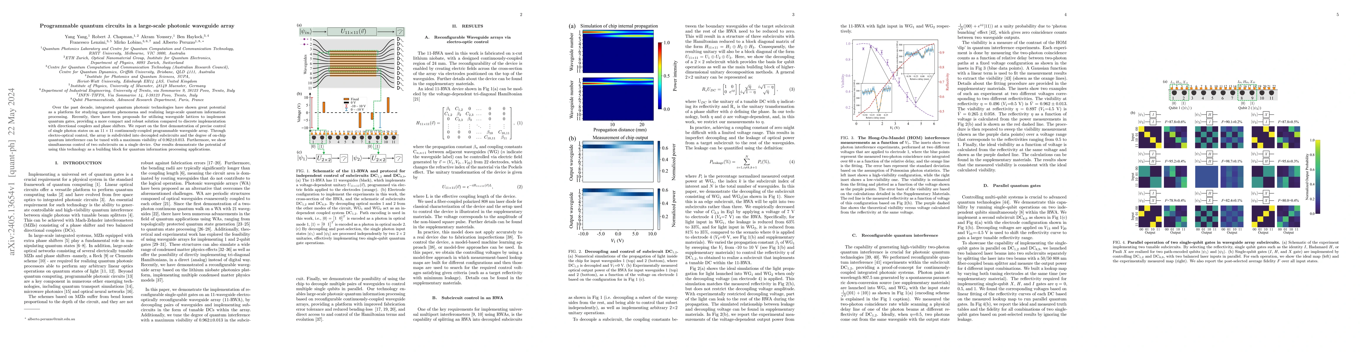 Thumbnail for Programmable quantum circuits in a large-scale photonic waveguide array