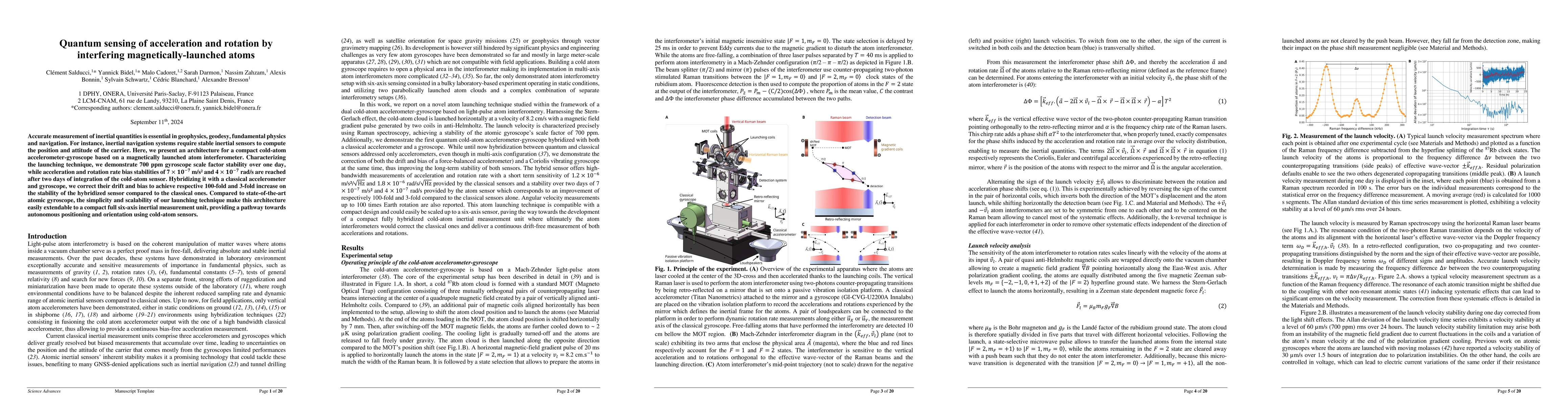 Thumbnail for Stabilizing classical accelerometers and gyroscopes with a quantum
  inertial sensor