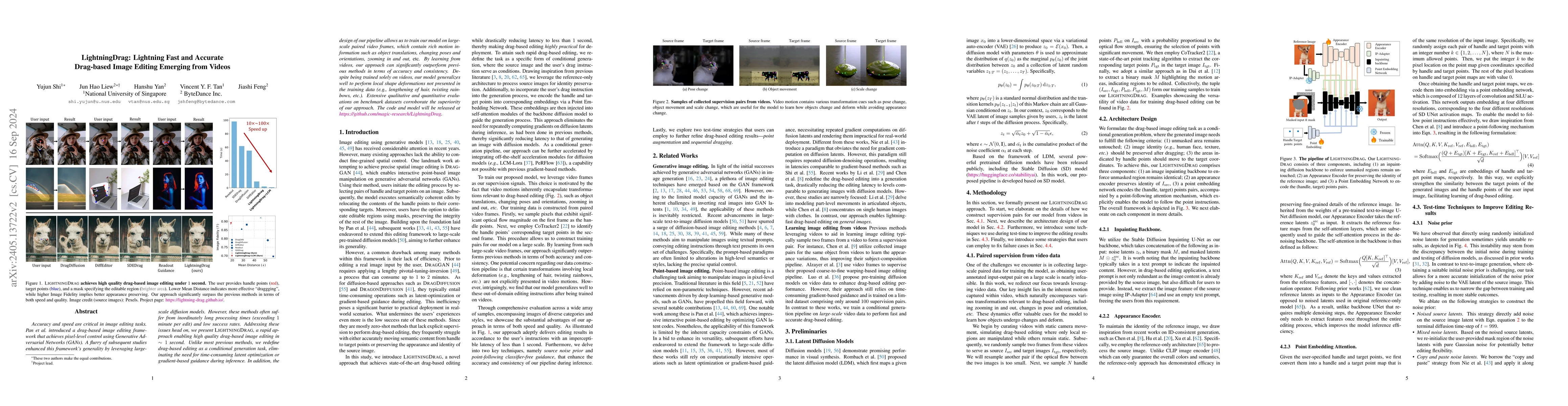 Thumbnail for InstaDrag: Lightning Fast and Accurate Drag-based Image Editing Emerging
  from Videos
