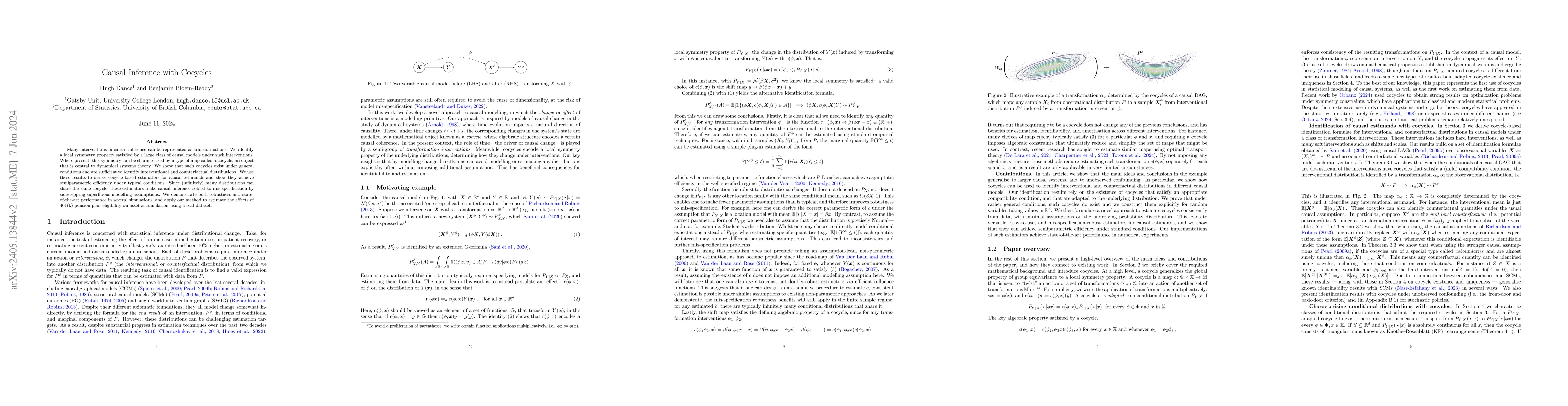Thumbnail for Causal Inference with Cocycles