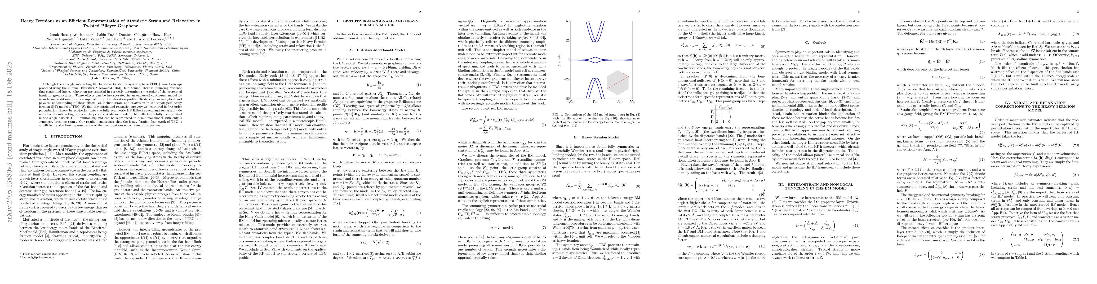 Thumbnail for Heavy Fermions as an Efficient Representation of Atomistic Strain and
  Relaxation in Twisted Bilayer Graphene