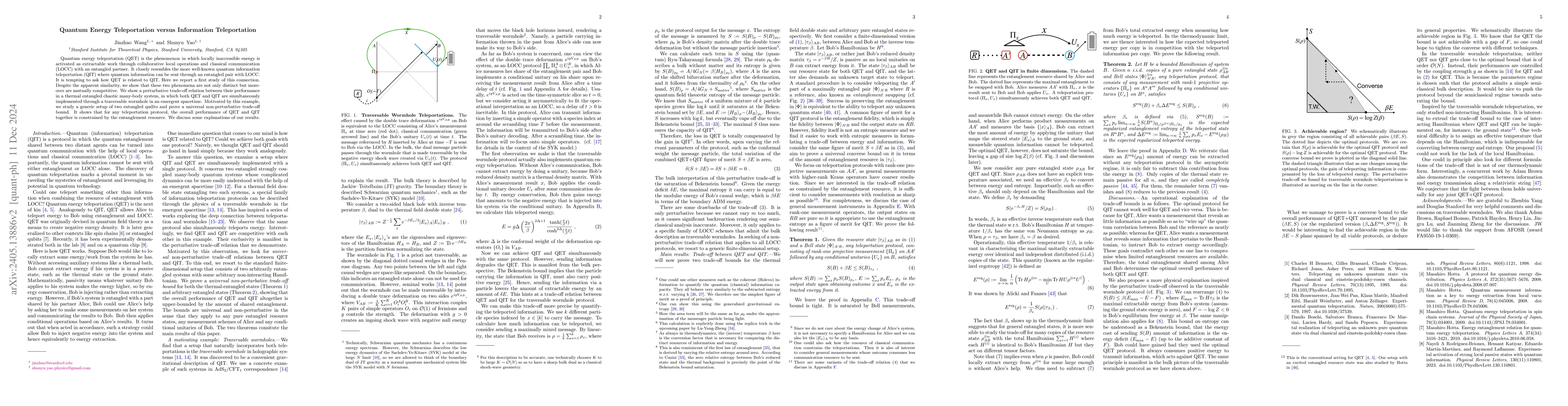 Thumbnail for Quantum Energy Teleportation versus Information Teleportation