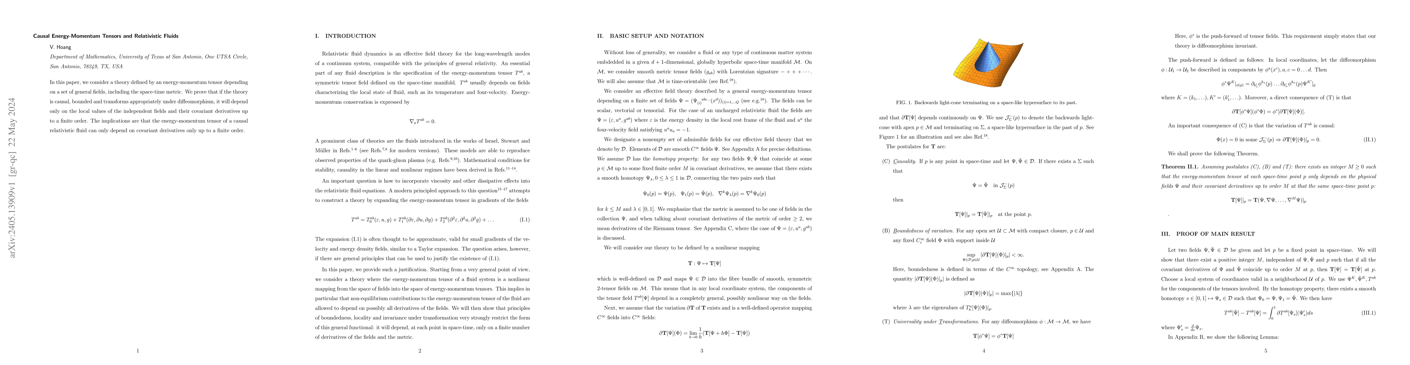 Thumbnail for Causal Energy-Momentum Tensors and Relativistic Fluids