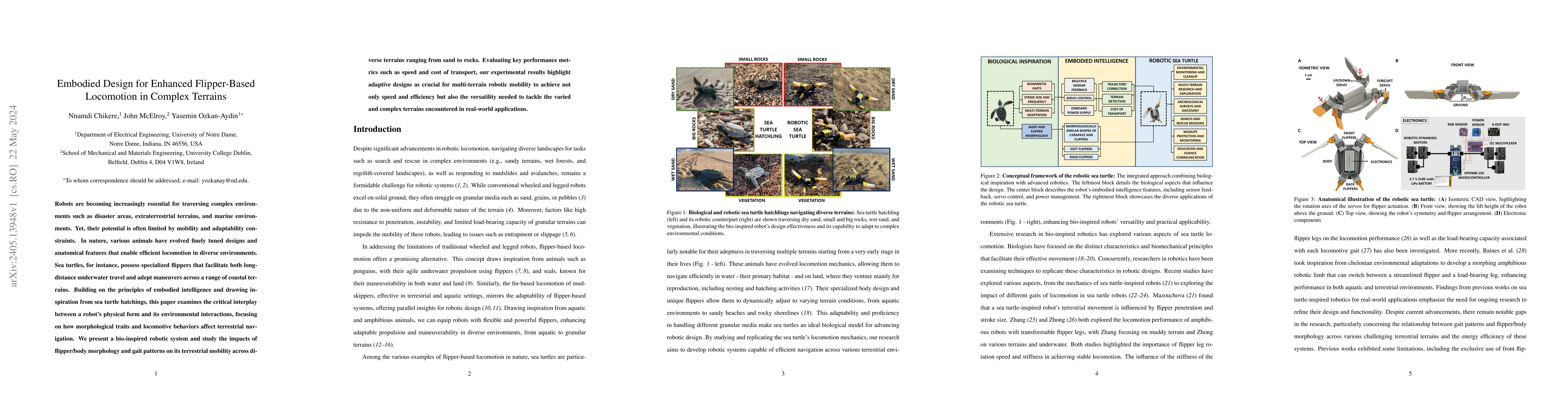 Thumbnail for Embodied Design for Enhanced Flipper-Based Locomotion in Complex
  Terrains